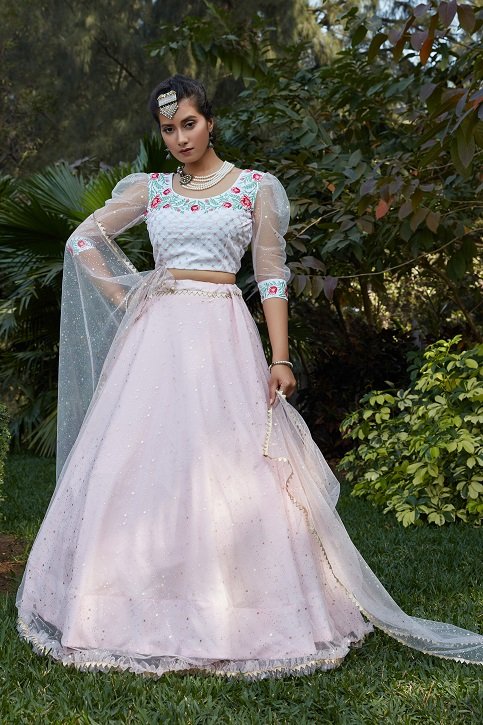 Pink Color Designer Look Women Lehenga Choli With Dupatta Collection –  garment villa