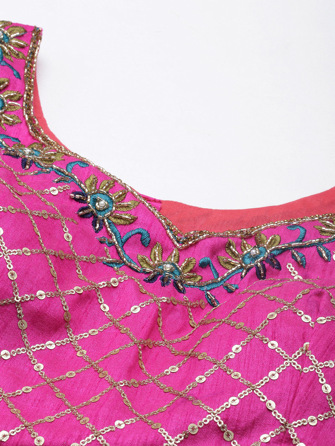 Art Women's wear Jacquard (Paithani) Silk Weaving Zari Work Lehenga choli with Unstitched Blouse And Dupatta