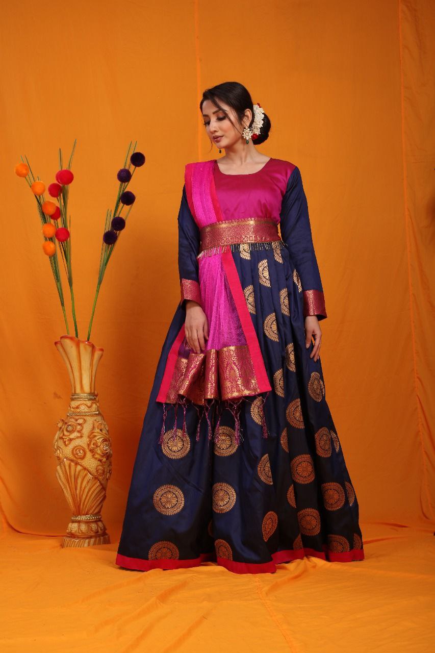 Jay Gopal Tex Flared/A-line Gown Price in India - Buy Jay Gopal Tex  Flared/A-line Gown online at Flipkart.com