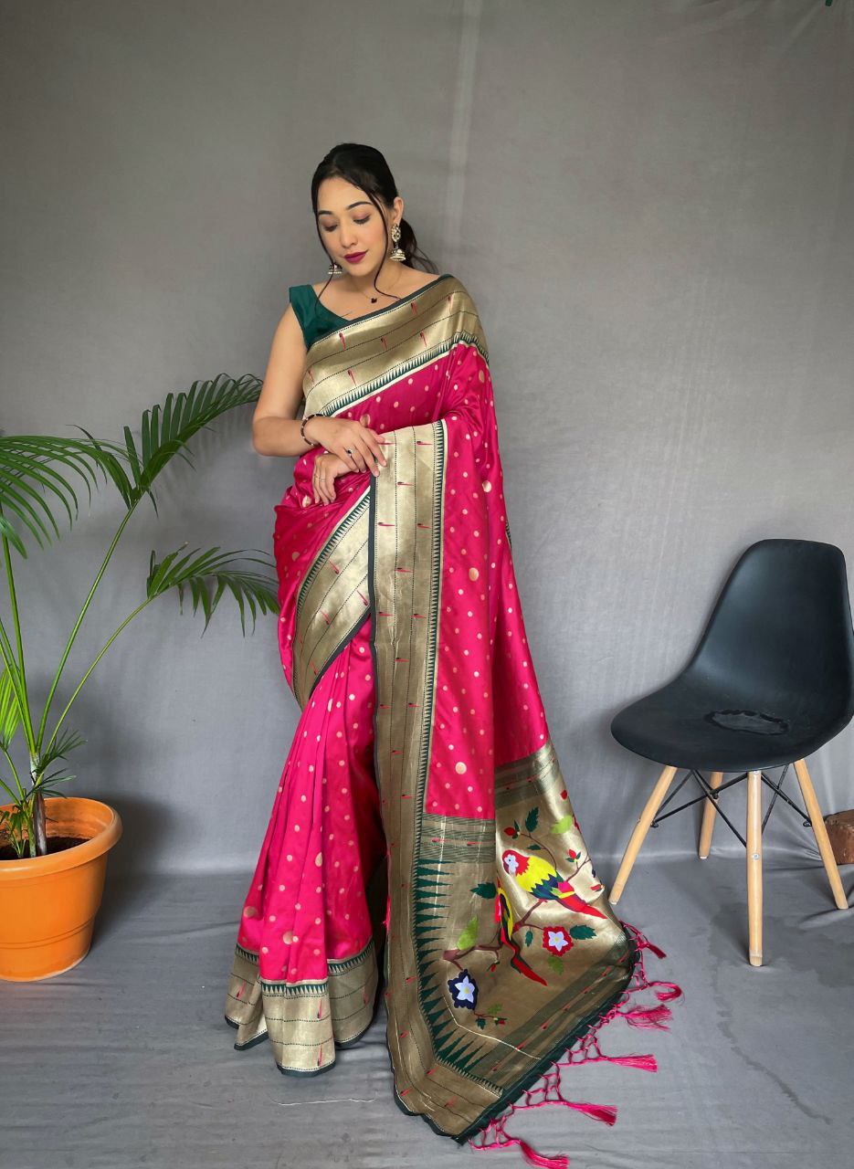 Banarasi Raw Silk Saree – Shop@DVIJA