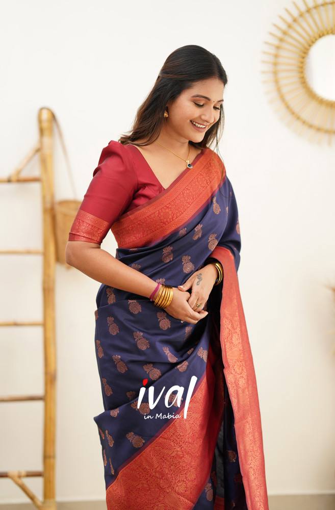 Blue Ombre Sarees: Buy Latest Designs Online | Utsav Fashion