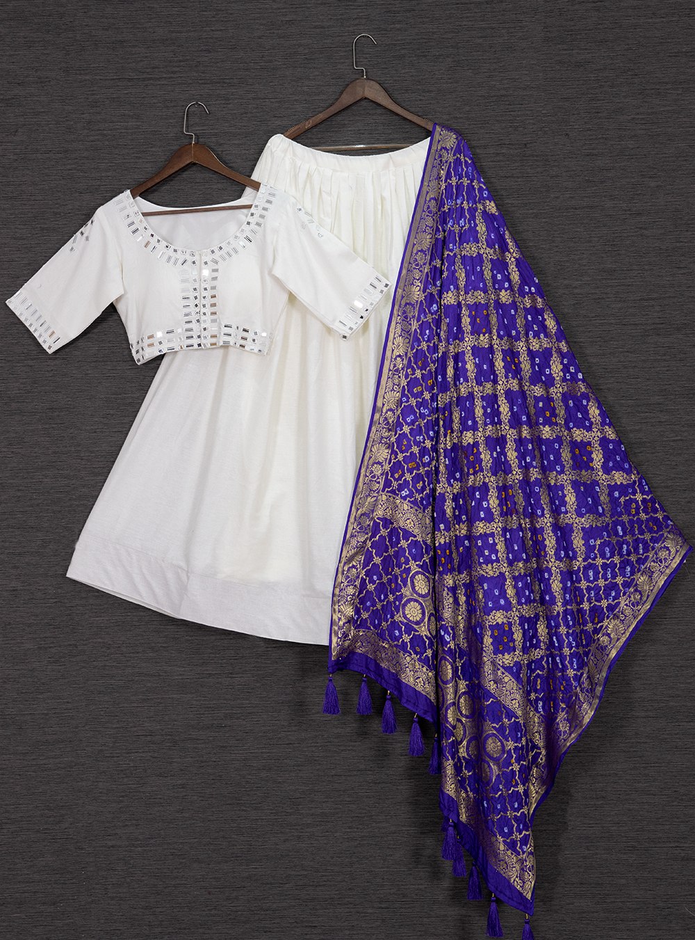 Amazon.com: Flawnt Multicolor Traditional Cotton Lehenga Choli (Small,  Blue) : Clothing, Shoes & Jewelry