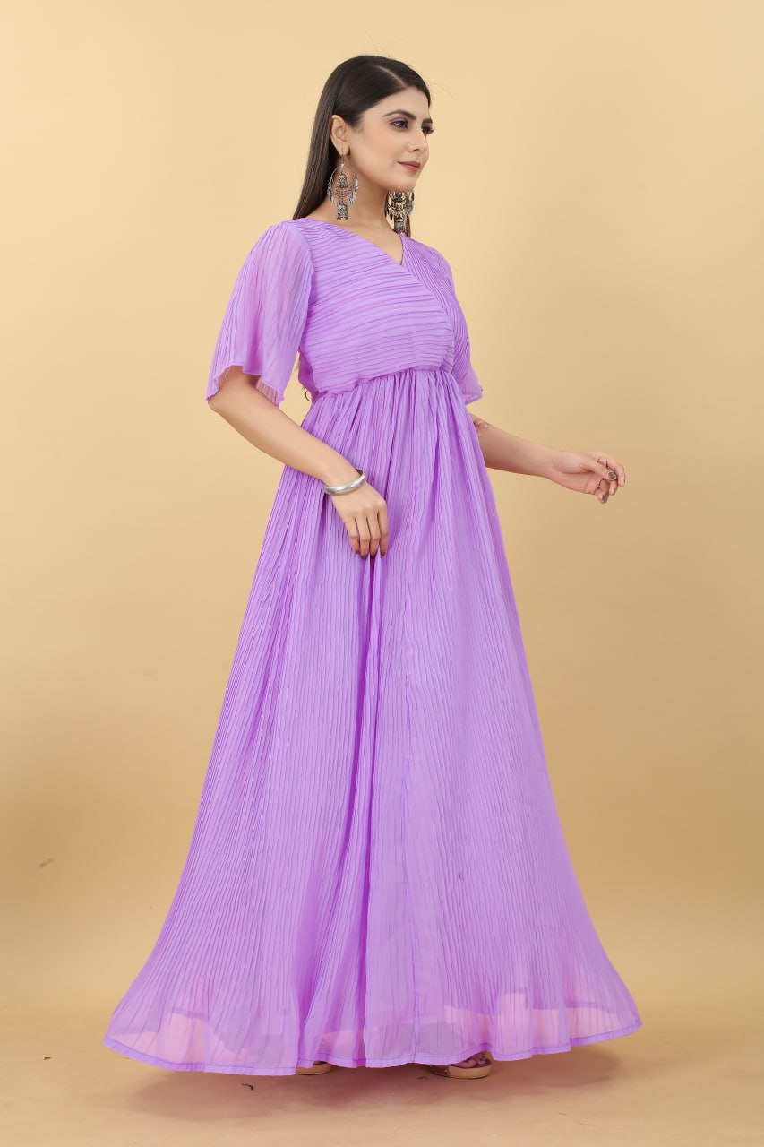 Buy Lavender Color Pakistani Dress Online In India - Etsy India