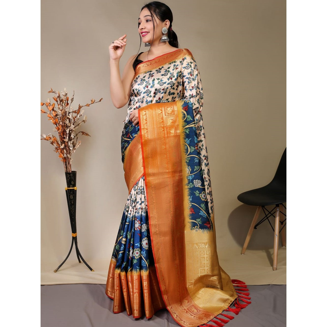 Buy A Kalamkari Saree At Affordable Prices From These Places Online |  HerZindagi